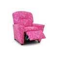 Furniture Rewards - Kidz World Paisley Pink Recliner